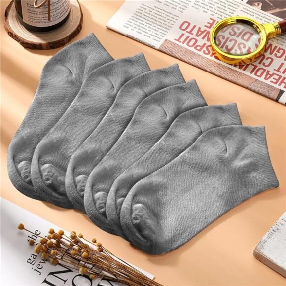 60 Pairs Thin Low Cut Ankle Socks Bulk for Men Women Bulk Socks for Homeless - Picture 5 of 8